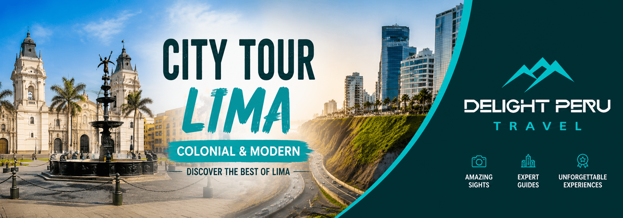 LIMA CITY TOUR - DELIGHT TRAVEL PERU