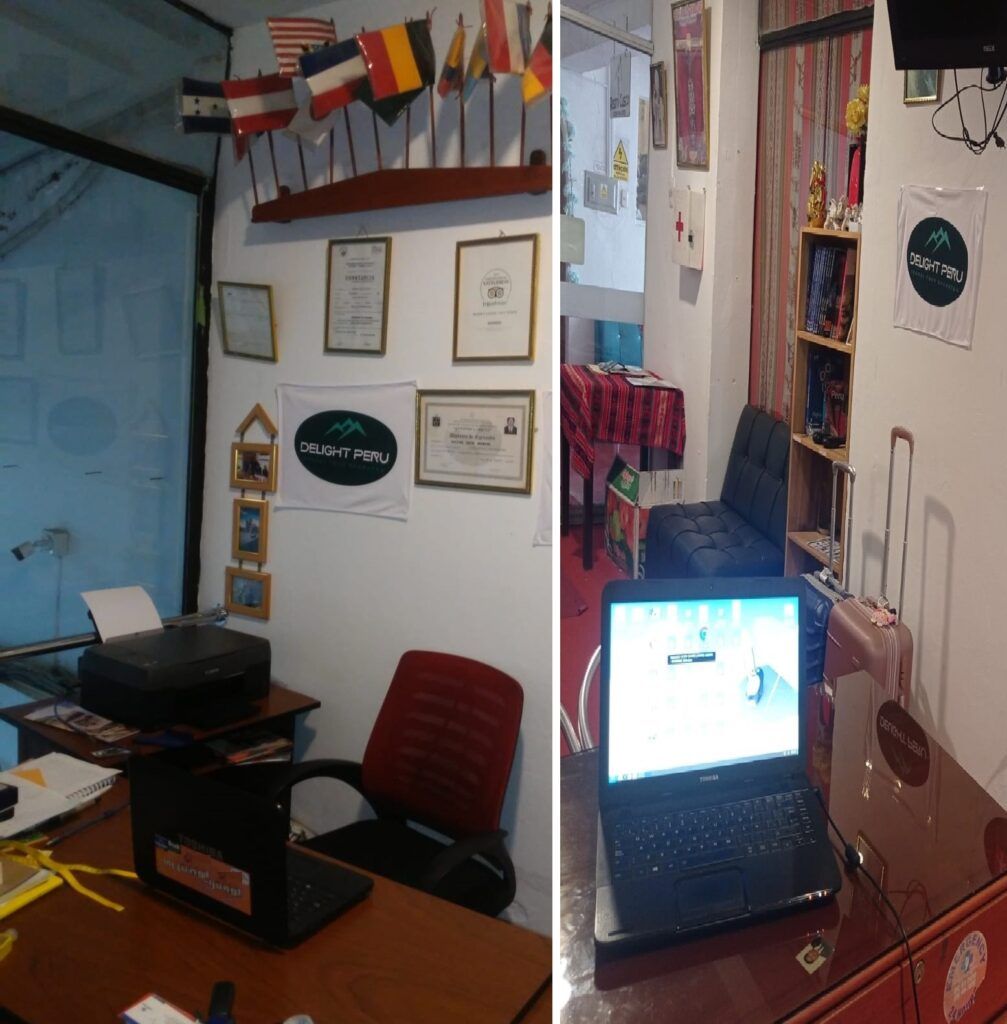 ELIGHT TRAVEL PERU OFFICE CUSCO ESCRITORIO